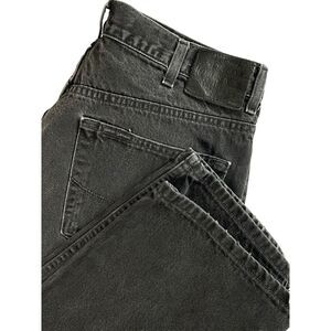 Harley Davidson Y2K Black Wash Denim Men's Jeans Fit 35x32 Biker Motorcycle Rock